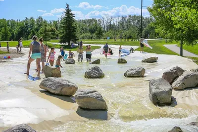 Whitecourt Rotary Park River Slides